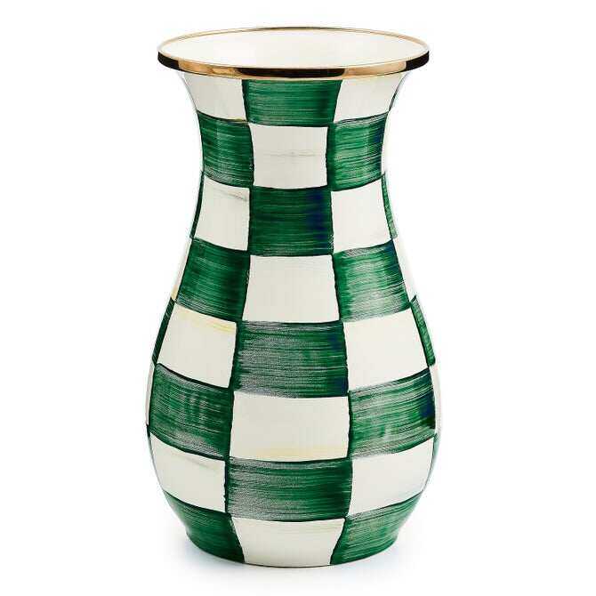 Enamel Tall Vase