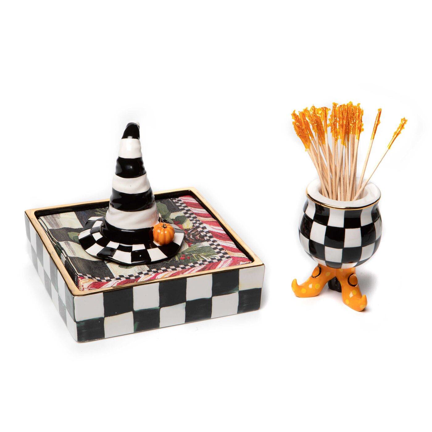Courtly Check Cocktail Napkin Holder