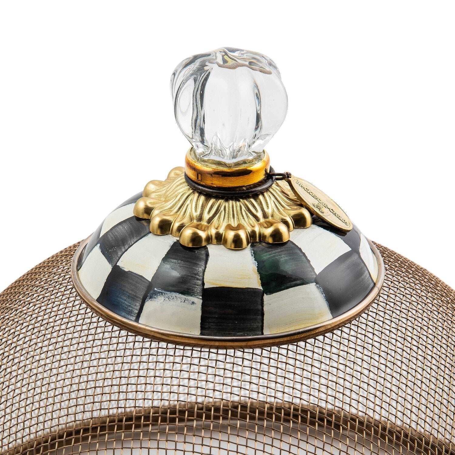 Courtly Check Mesh Dome - Small by Mackenzie Childs