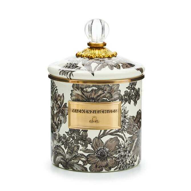 Sterling English Garden Enamel Canisters