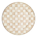 Mackenzie-Childs Mocha Check Serving Platter
